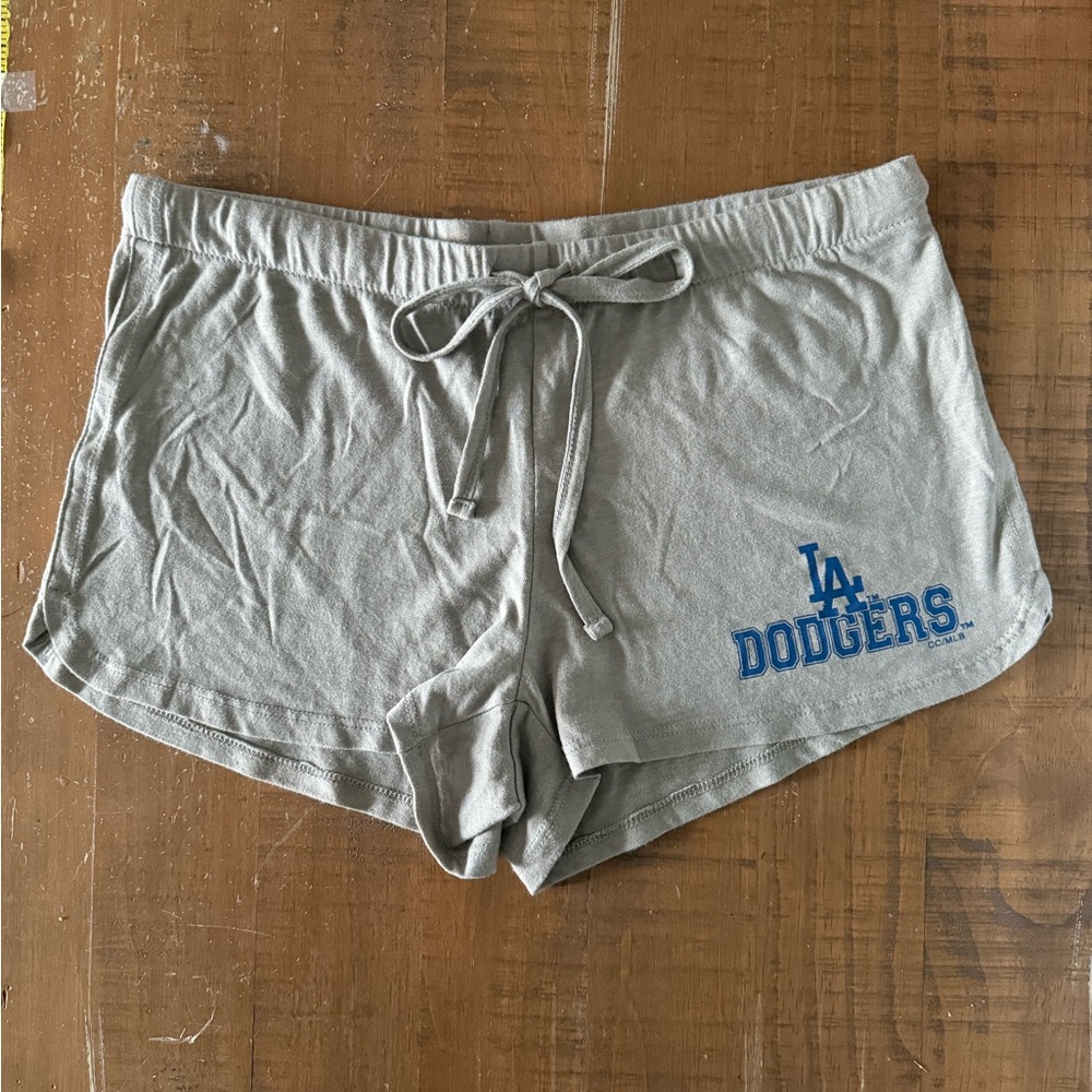 Women's Gray LA Dodgers Shorts